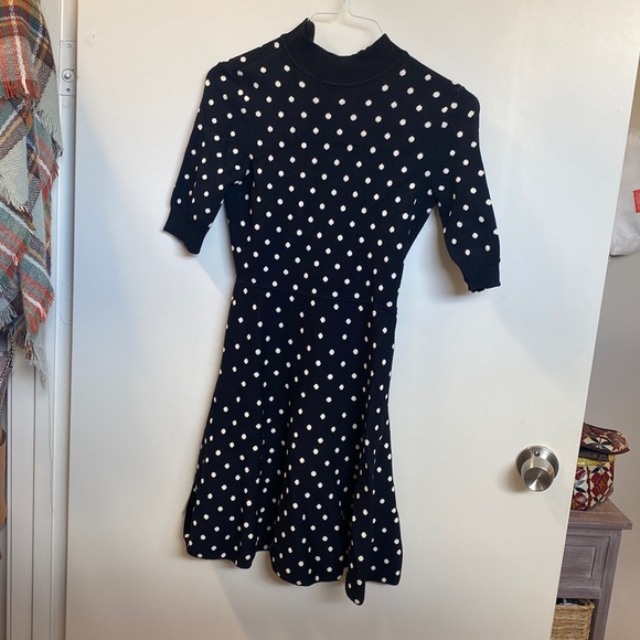 Polka dot sweater dress - Picture 2 of 5